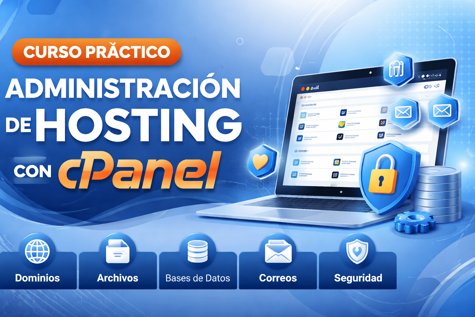 ChatGPT Image 18 feb 2026, 12_13_46 a.m. Administración de Hosting con cPanel - Imagen 1